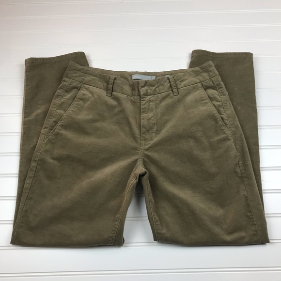 Vince Classic Cropped Corduroy Chino Pants - Picture 7 of 14